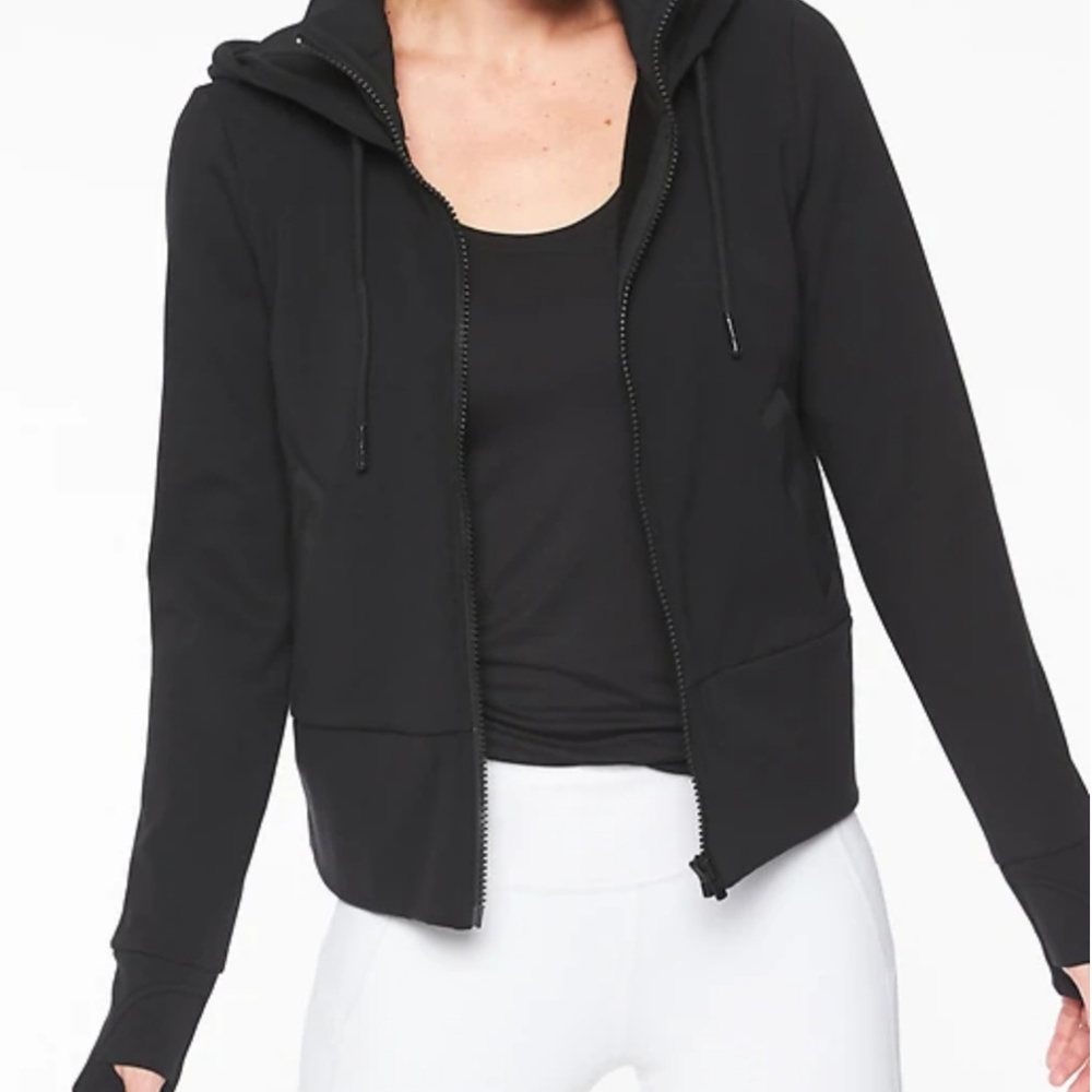 EUC Athleta Victory PrimaLoft Hoodie Black XS